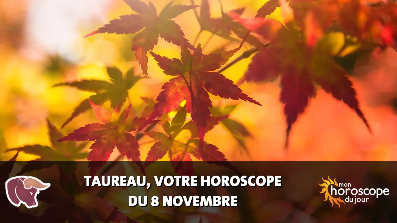 Horoscope du Taureau du vendredi 8 novembre 2024