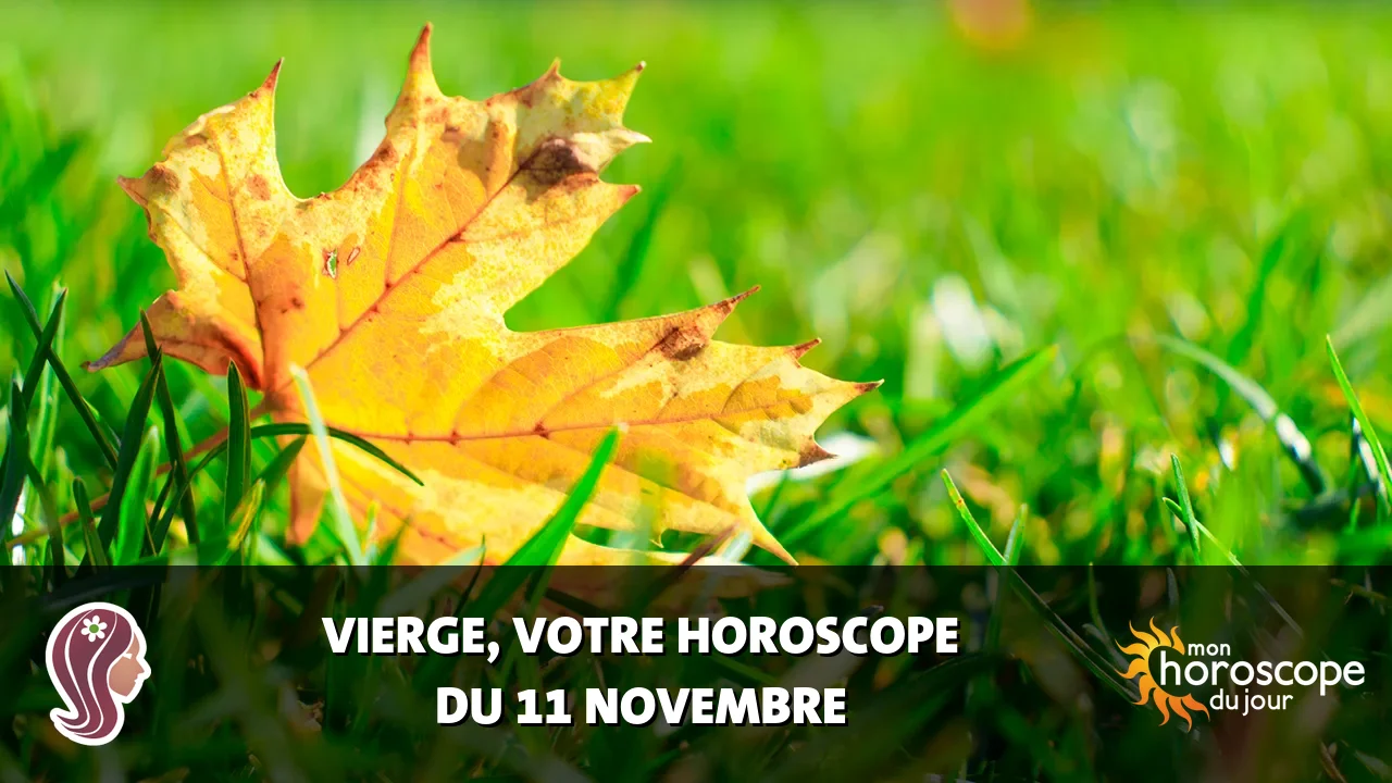 Horoscope de la Vierge du samedi 11 novembre 2023