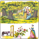Tarot Lenormand - la Dame de Trèfle