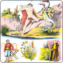 Carte Lenormand - Neuf de Trèfle