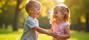 L\'enfant Balance est vif et très sensible!