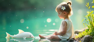 L\'enfant Poissons est discret et rêveur!